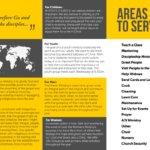 Yellow & Black Tiles Sample Church Brochure Print Out