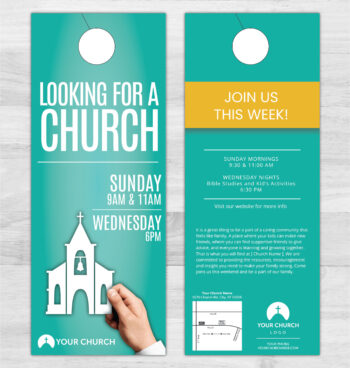 Church Door Hanger Printing