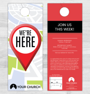 Church Door Hanger Printing