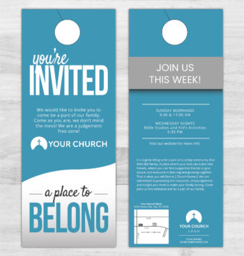 Church Door Hanger Printing