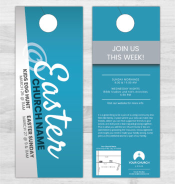 Church Door Hanger Printing