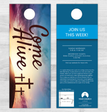 Church Door Hanger Printing