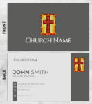 Church ministry business card prints