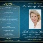 Funeral Memorial Program