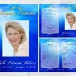 Blue Sky Funeral Program