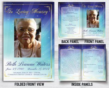 In living Memory Funeral Programs