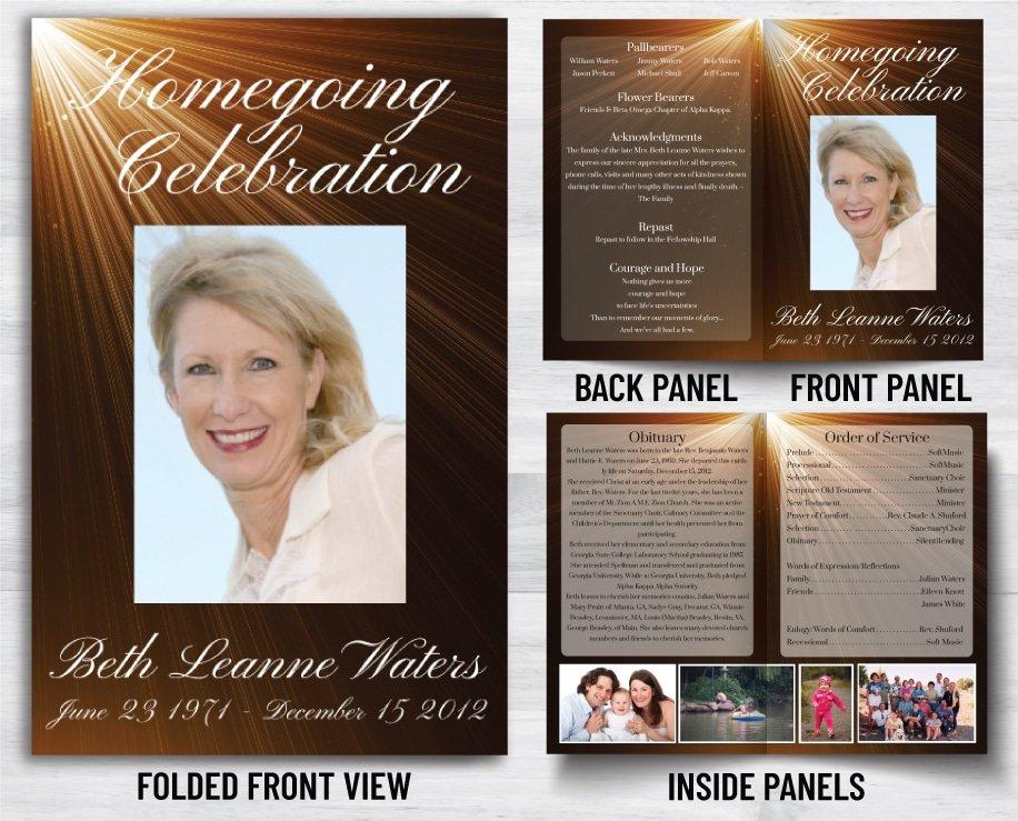 Remember Your Loved One With A Custom Funeral Program