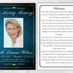 In Loving Memory Personalized Memorial Pamphlet