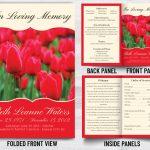 In Loving Memory Funeral Program