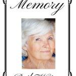 In Loving Memory 2 Page Funeral Brochure Printing
