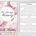 In Loving Memory Funeral Brochure Printing