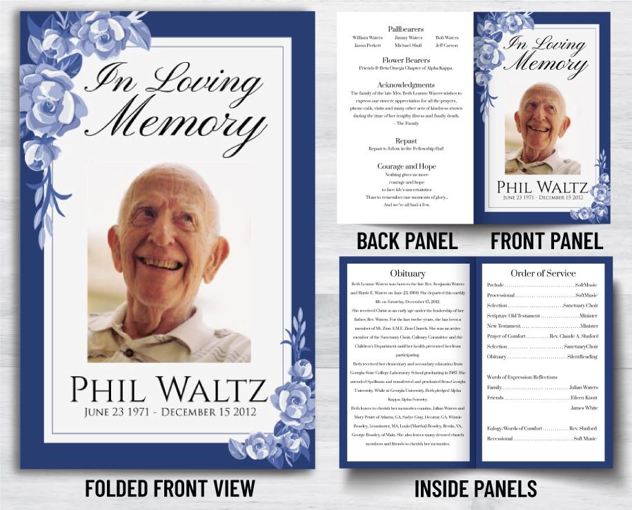 Funeral Program In Loving Memory