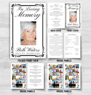 Obituary Memorial Cards The Show Memory For A Loved One