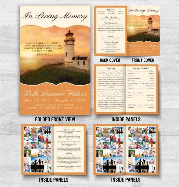 DisciplePress Funeral Pamphlet Printing Options
