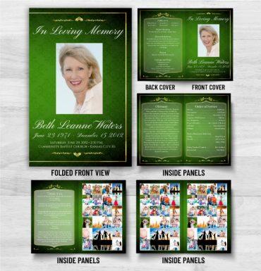 In Loving Memory Funeral Pamphlet Printing Services