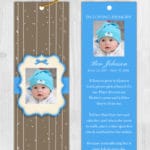 Funeral Bookmark Printing Baby