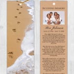 Funeral Bookmark Printing Seashore
