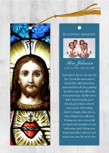 Funeral Bookmark Printing Jesus