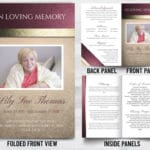 Memorial Package Gold & Red Theme