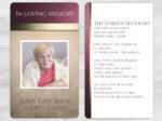 Memorial Prayer Card 1079