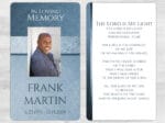 Custom Funeral Prayer Card In Loving Memory