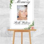 Memorial Poster for Funeral Loving Memory