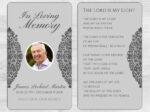 In Loving Memory Laminated Memorial Cards
