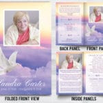 Memorial Package Purple Sky with Pigeon Theme