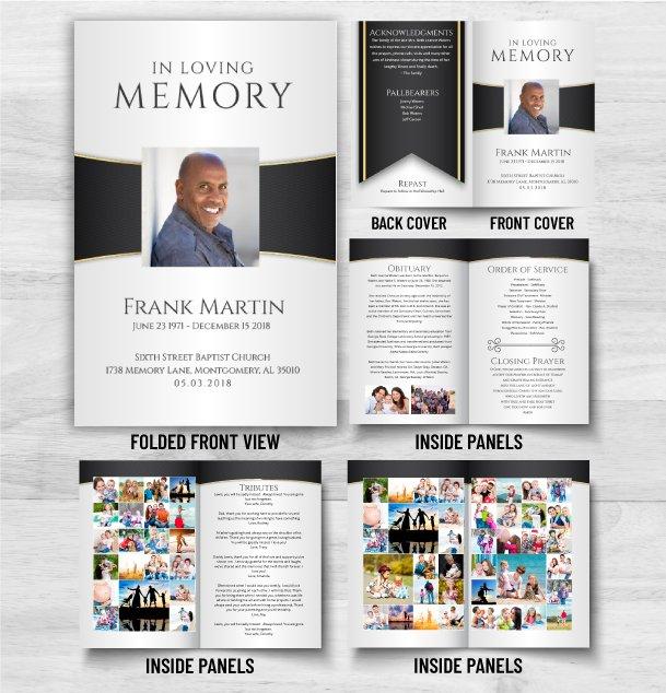 Funeral Memorial Pamphlet Printing For Your Loved One