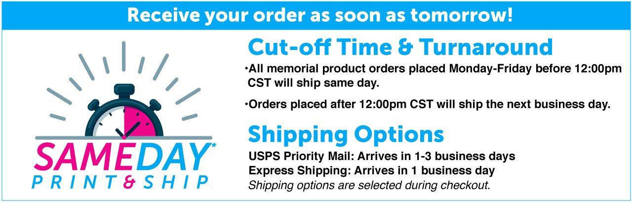 Shipping Upgrade - Next Day USPS Priority Mail Express