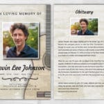View Memorial Pamphlet Templates