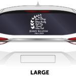 Memorial Products Car Decal