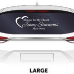 Memorial Products Car Decal