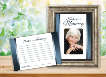 Funeral Program Share a Memory 1080