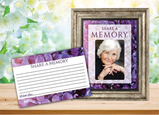 Funeral Program Share a Memory 1086