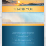 Memorial Package Sunset Theme