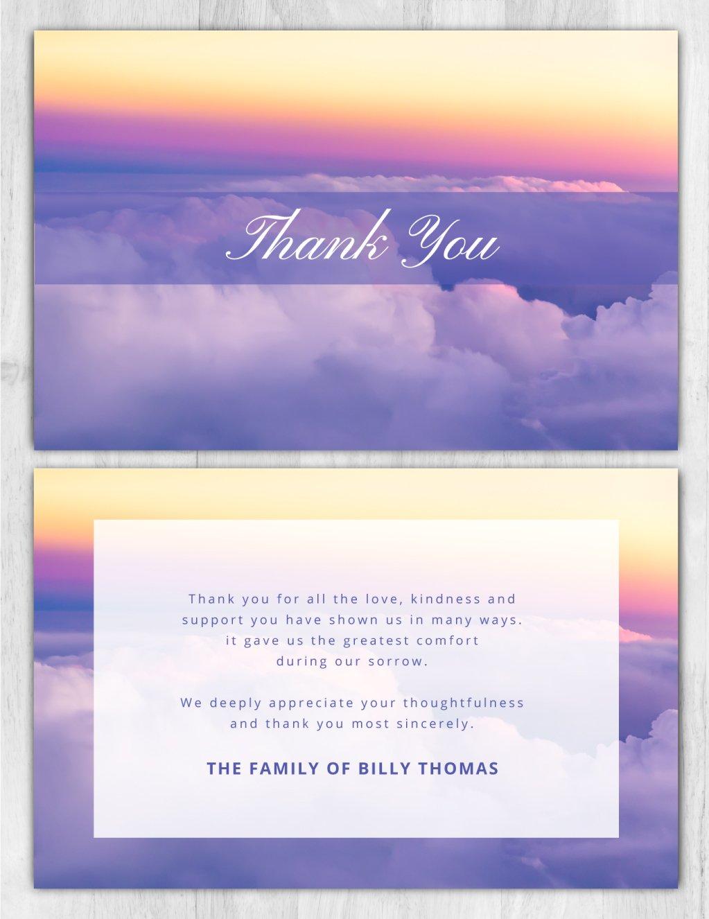 Thank You Card 2012
