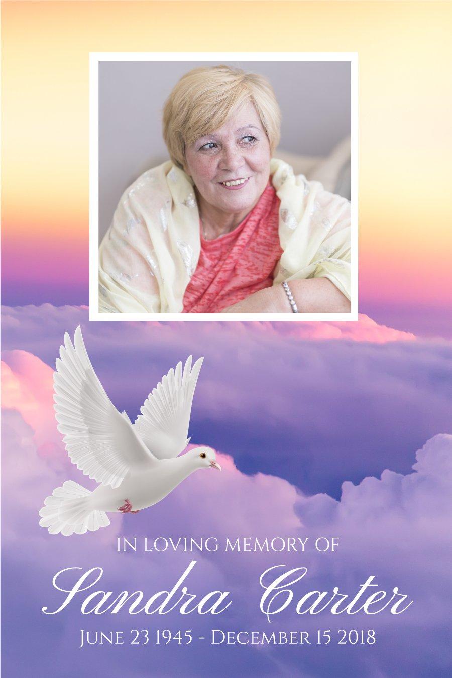 Funeral Memorial Poster 2012