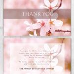 Memorial Package White & Pink Flower Theme