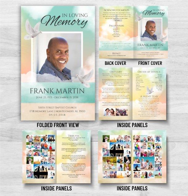 In Loving Memory Funeral Pamphlet Printing Services