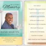 Memorial Prayer Card In Loving Memory