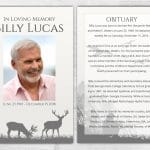 Funeral Program Memorial Brochure Printing