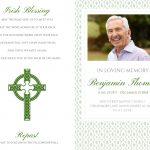 Irish Funeral Program