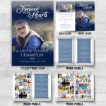 Forever In Our Hearts Obituary Memorial Cards