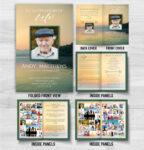 Celebration Of Life Obituary Memorial Cards