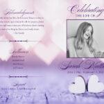 Purple Hearts Funeral Program