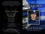 Police Officer Law Enforcement Funeral Program