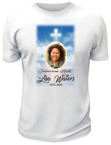 Cross Clouds Memorial Shirt In Loving Memory