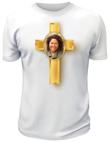 Religous Cross In Loving Memory T-shirt