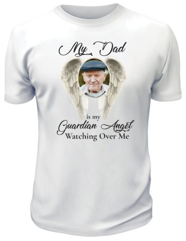 Dad Angel Wings In Loving Memory T Shirt